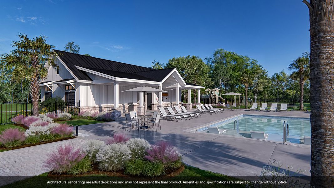 Resort Style Pool and Covered Cabana!