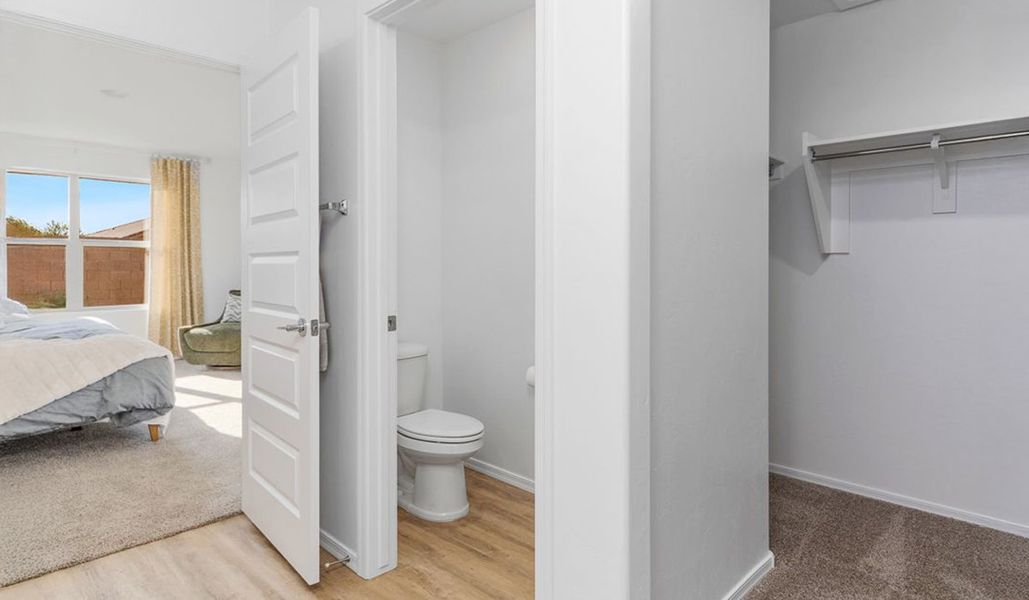 Furnished interior in a model home at Solterra in Green Valley (Image 19).