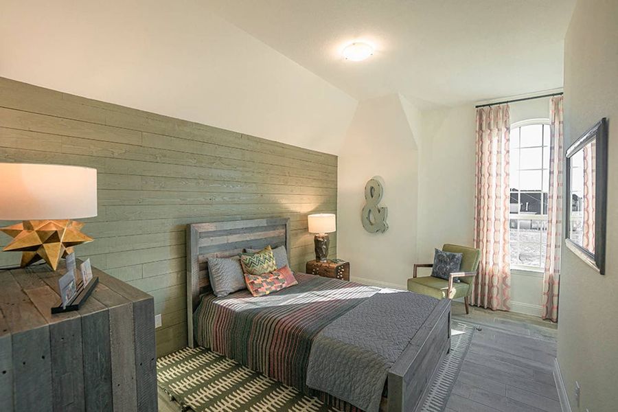 Furnished interior in a model home at Woodcreek in Fate (Image 20).