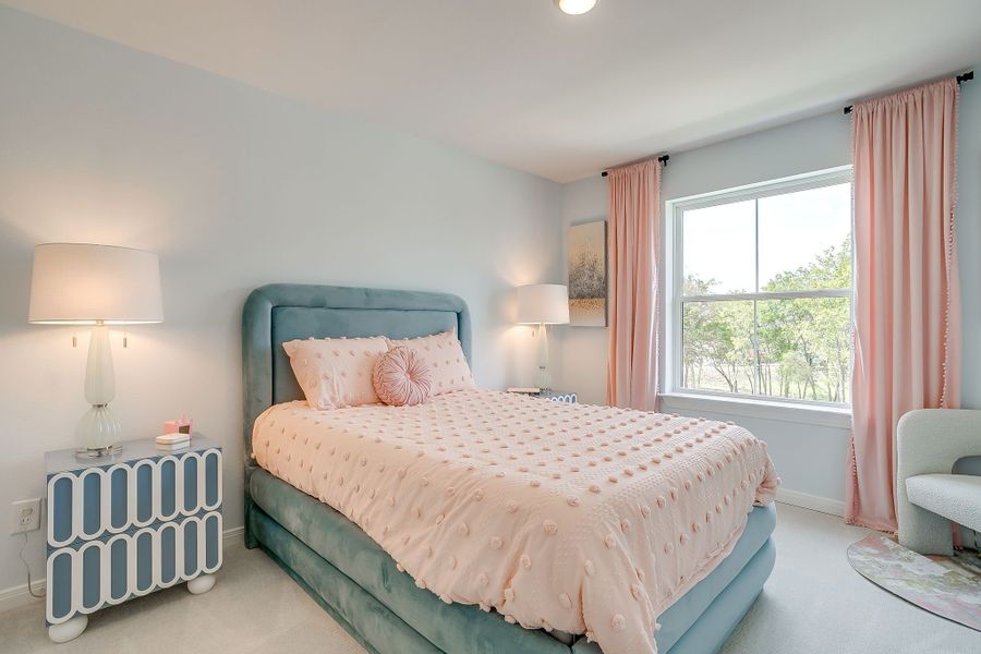 Furnished interior in a model home at Creekside in Royse City (Image 50).