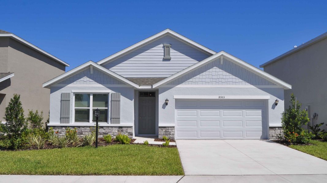 Front exterior of a home in the Westhaven at Heritage Harbour community, located in Bradenton, FL (Image 8).