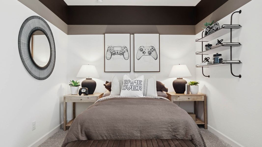 Furnished interior in a model home at Apache Farms in Buckeye (Image 17). Furnished interior in a model home at Apache Farms in Buckeye (Image 17).