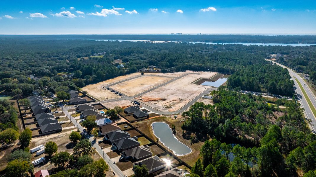 Site preparation and early development at Buckeye's Landing in Navarre, FL (Image 19).