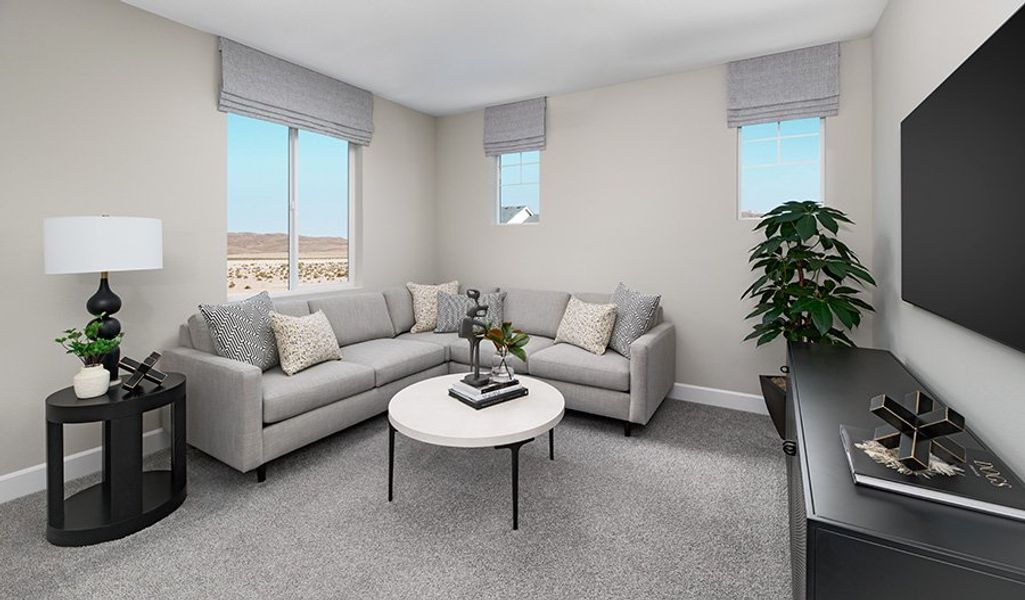 Furnished interior in a model home at Seasons at Vista Del Sur in Tolleson (Image 12).