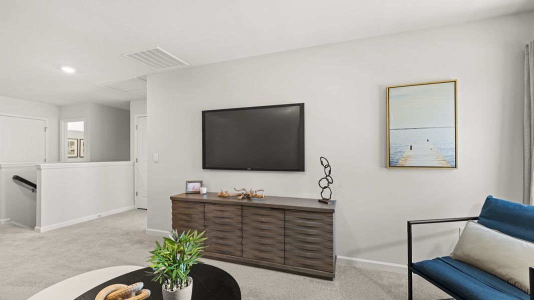 Furnished interior in a model home at Falcon Landing in Gainesville (Image 50).