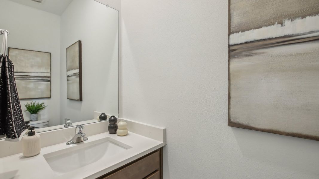 Furnished interior in a model home at Angeline in Land O' Lakes (Image 28). Furnished interior in a model home at Angeline in Land O' Lakes (Image 28).