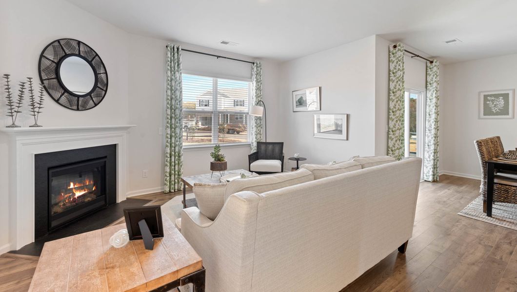 Furnished interior in a model home at Sage Grove in Lyman (Image 16).