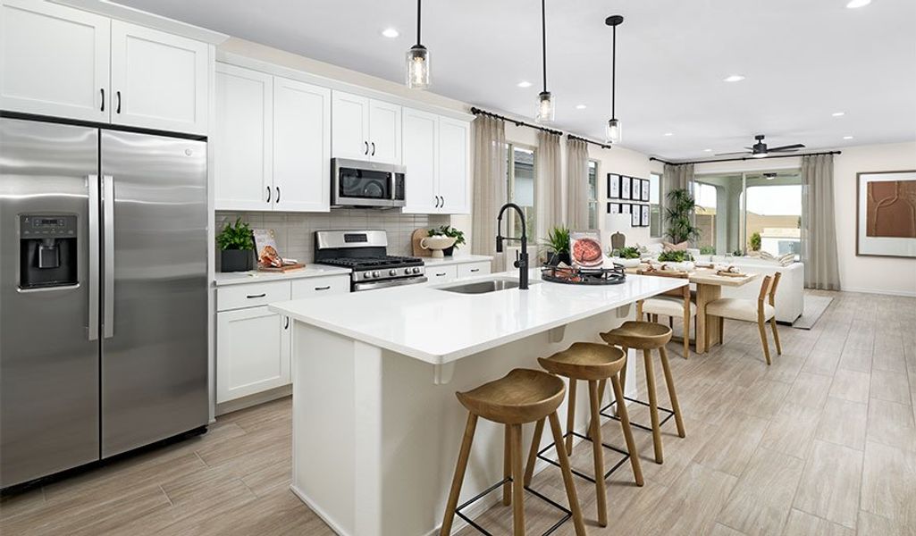 Furnished interior in a model home at Fusion at Avalon Crossing in Mesa (Image 16).