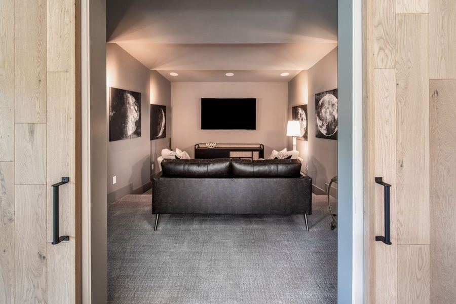 Furnished interior in a model home at Weston Lakes in Fulshear (Image 9).