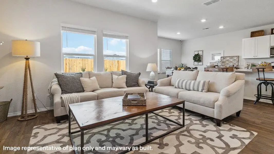 Furnished interior in a model home at Seneca Trails in Leon Valley (Image 4).