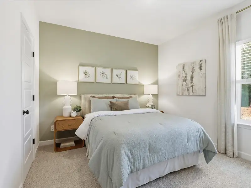 Furnished interior in a model home at Crown Pointe in Georgetown (Image 14). Furnished interior in a model home at Crown Pointe in Georgetown (Image 14).
