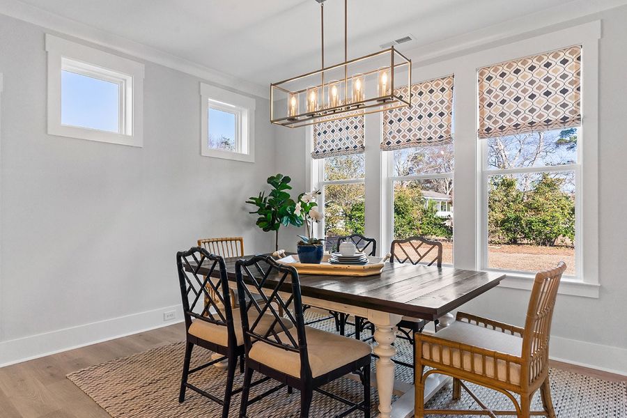 Furnished interior in a model home at WyndWater in Hampstead (Image 34).