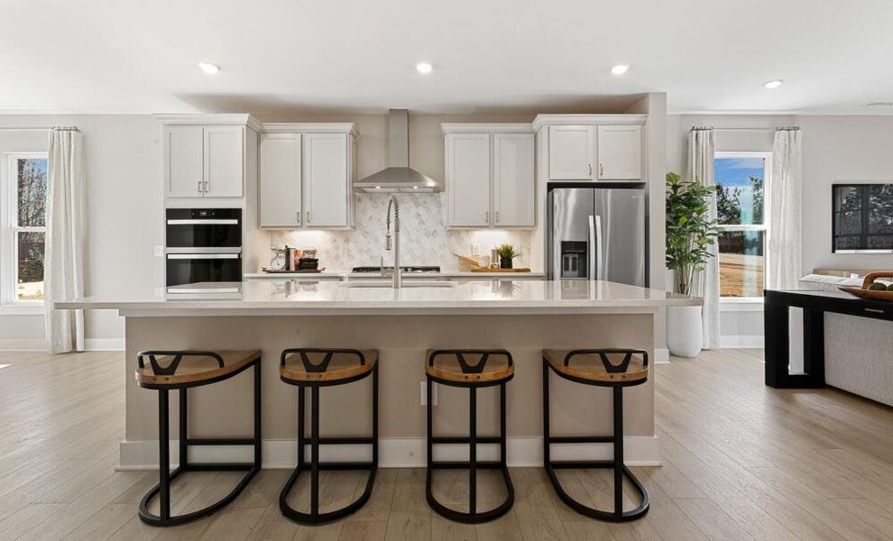 Furnished interior in a model home at Holden Village in Youngsville (Image 7).