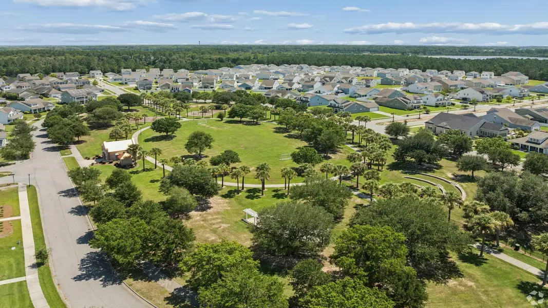 Aerial view of the Rice Hope community in Port Wentworth, GA, showing layout and nearby surroundings (Image 8).