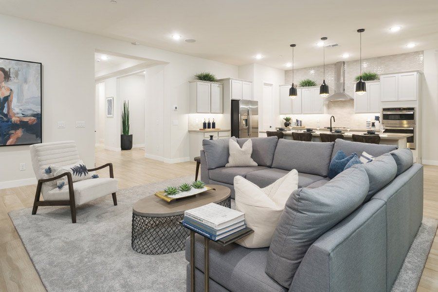 Furnished interior in a model home at Stonefield in Surprise (Image 11).