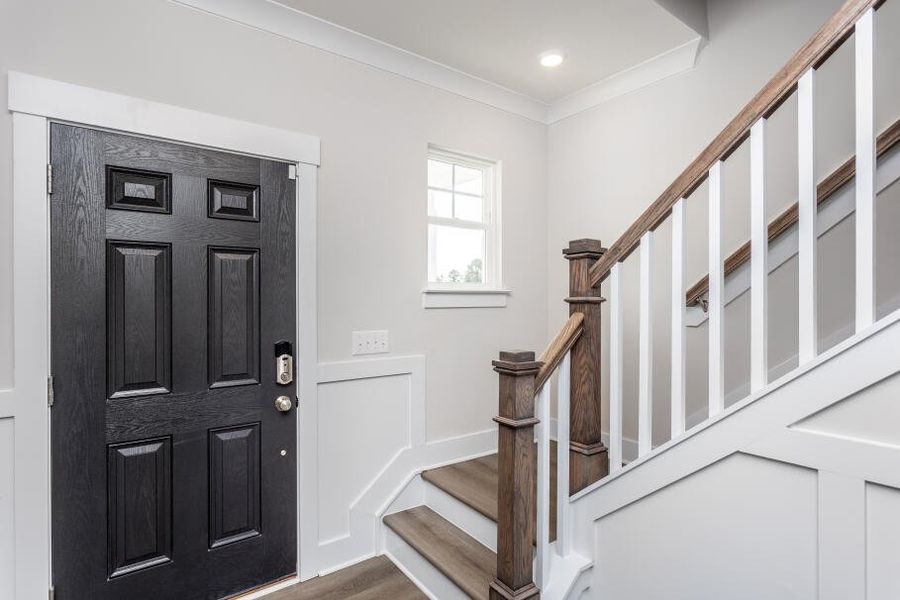 Furnished interior in a model home at Black Forest Pointe in Benson (Image 12).