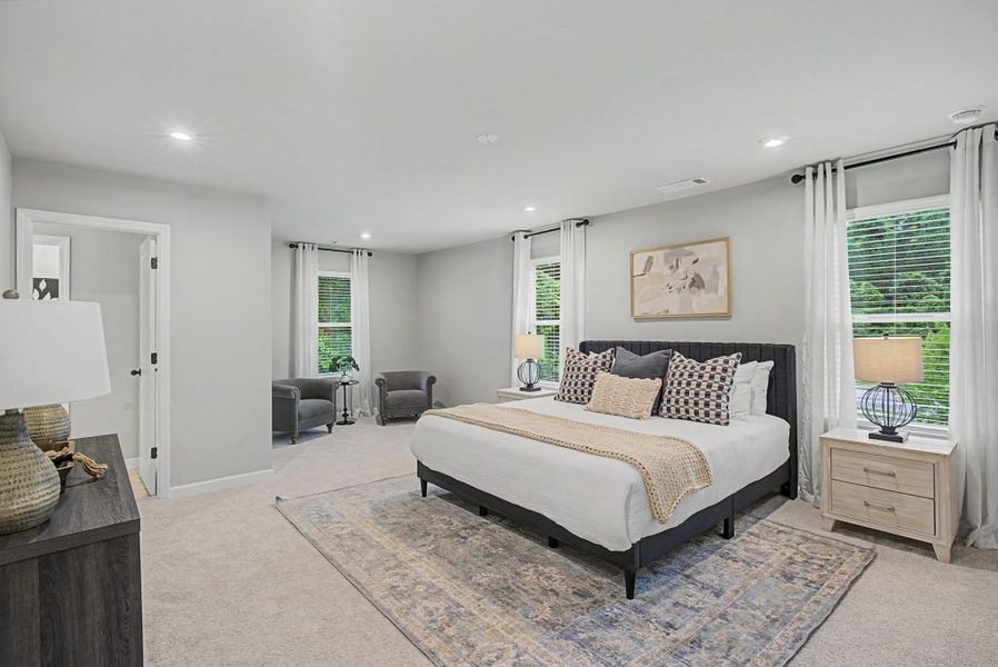 Furnished interior in a model home at The Reserve at Chapel Hill Phase II in Douglasville (Image 30). Furnished interior in a model home at The Reserve at Chapel Hill Phase II in Douglasville (Image 30).