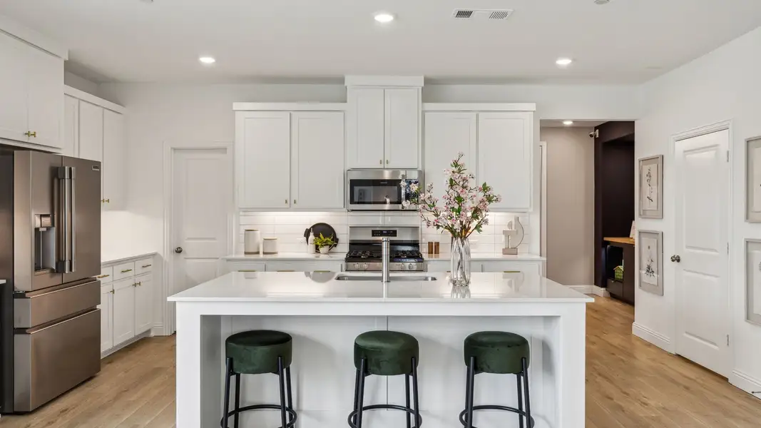 Furnished interior in a model home at Painted Tree – Woodland District in McKinney (Image 26).