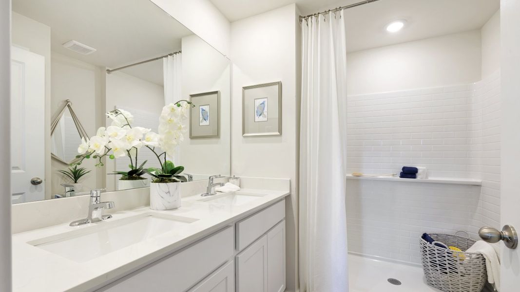 Furnished interior in a model home at Asher Park in Lehigh Acres (Image 42).