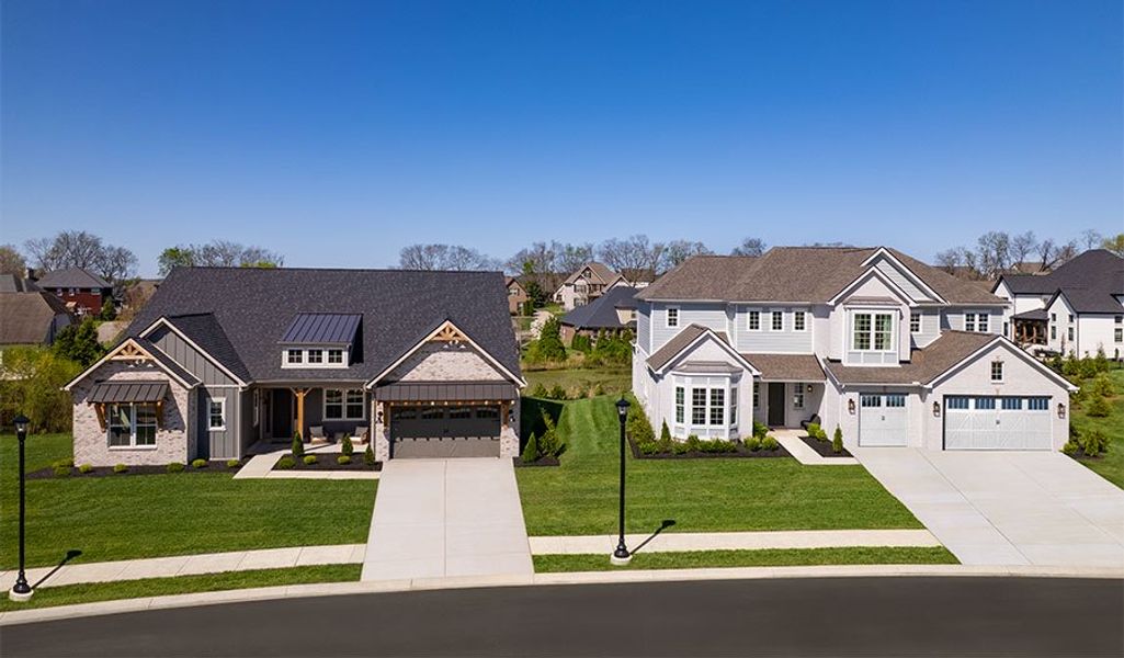 Front exterior of a home in the August Park community, located in Spring Hill, TN (Image 5).
