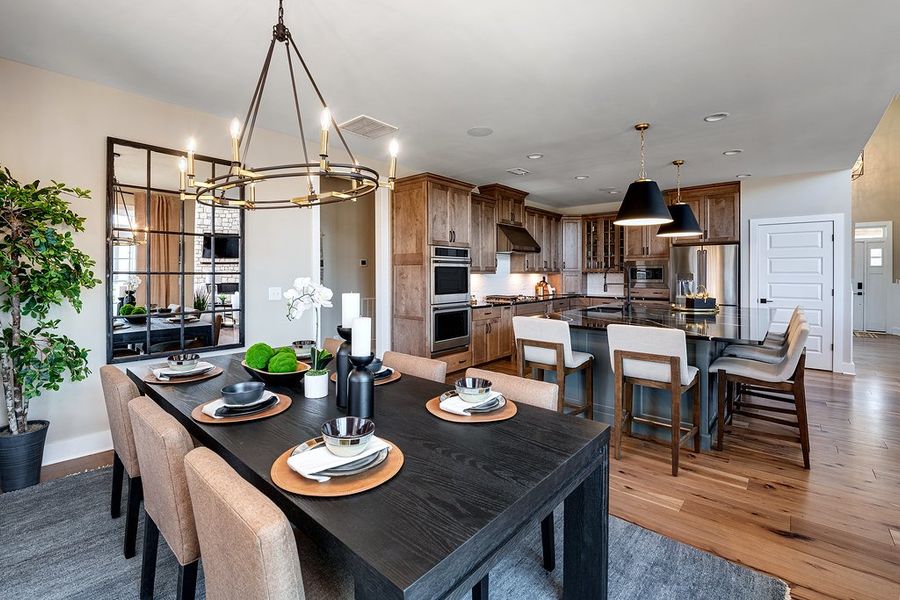 Furnished interior in a model home at Campbell Crossing in Hendersonville (Image 19). Furnished interior in a model home at Campbell Crossing in Hendersonville (Image 19).