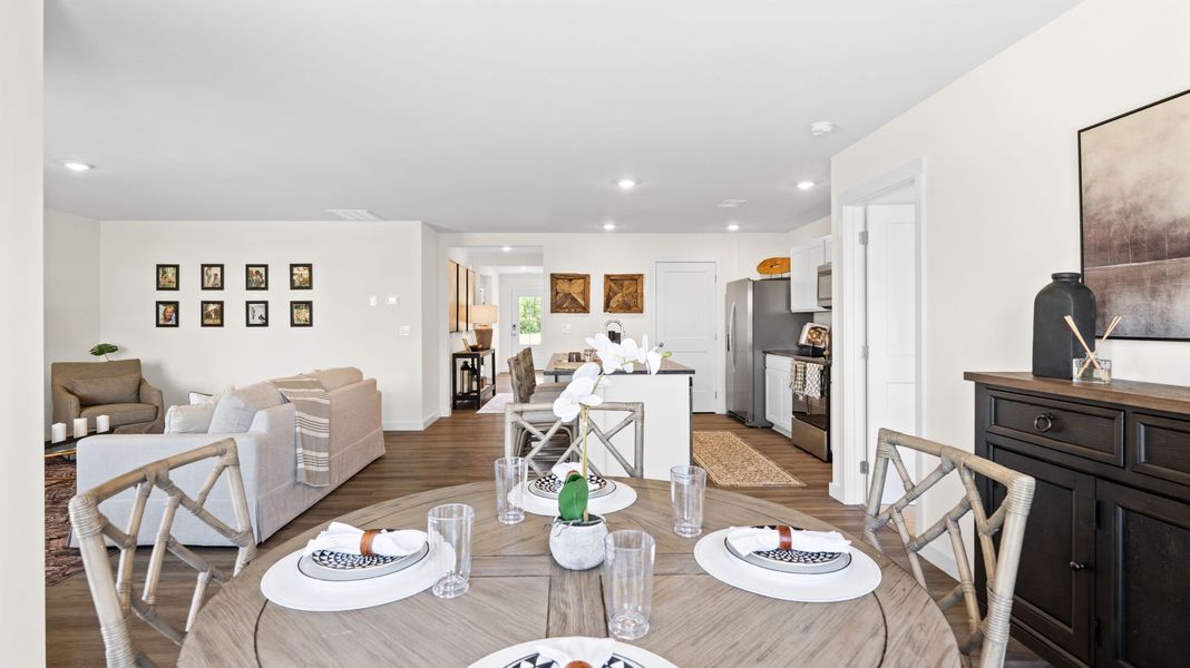 Furnished interior in a model home at Bayview at Harbor Crest in Ooltewah (Image 23).