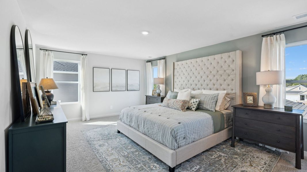 Furnished interior in a model home at Harvest Point in Spring Hill (Image 7).