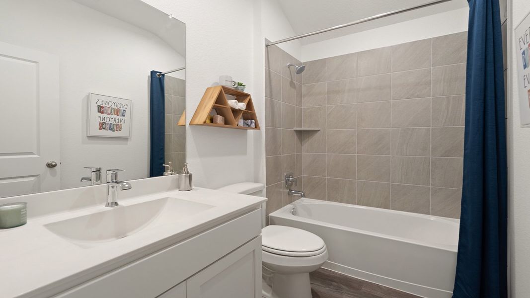 Furnished interior in a model home at Sunterra in Katy (Image 29). Furnished interior in a model home at Sunterra in Katy (Image 29).