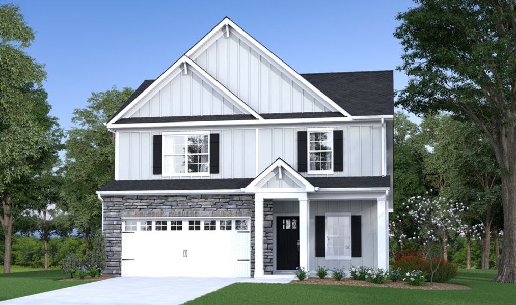 Front exterior of a home in the Nightingale Hills community, located in Lexington, SC (Image 10).