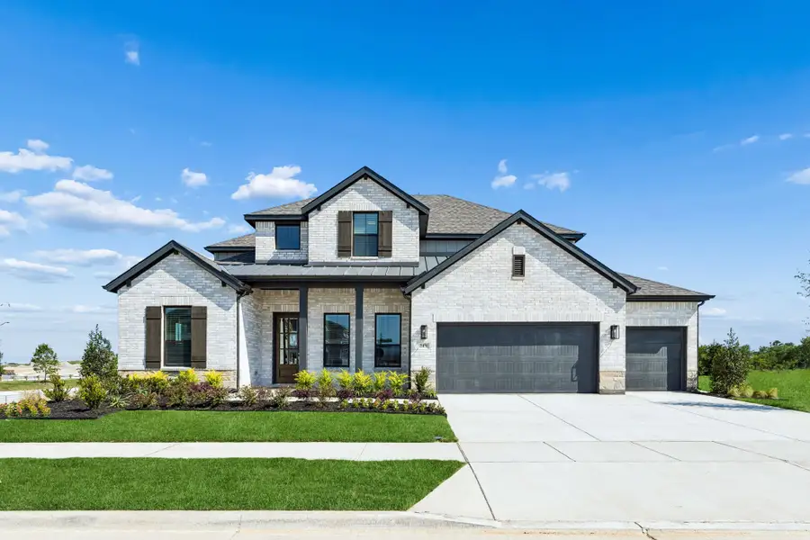 Front exterior of a home in the Rainwater Crossing community, located in Celina, TX (Image 4). Front exterior of a home in the Rainwater Crossing community, located in Celina, TX (Image 4).