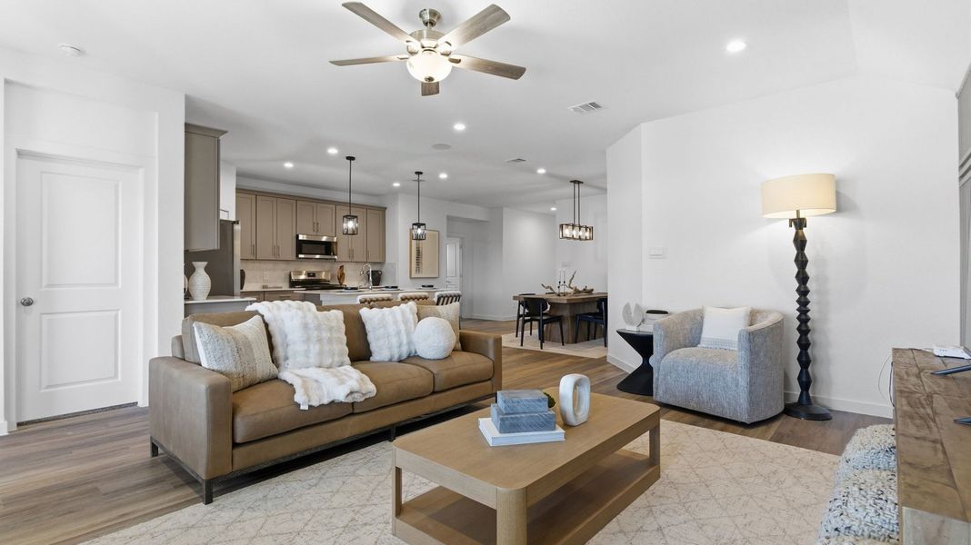Furnished interior in a model home at Westland Ranch 50' Homesites in League City (Image 8).