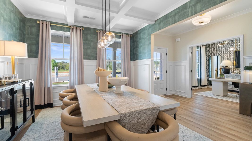 Furnished interior in a model home at Northcroft in Loganville (Image 4). Furnished interior in a model home at Northcroft in Loganville (Image 4).