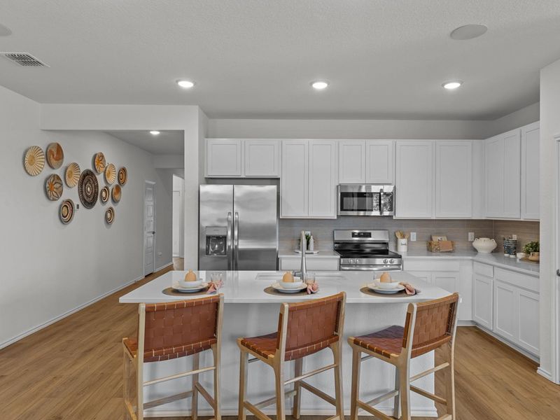 Furnished interior in a model home at Royal Crest in San Antonio (Image 5).