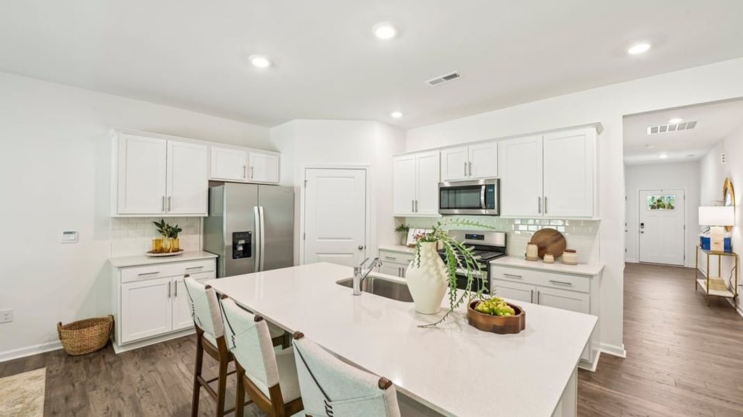 Furnished interior in a model home at The Villas at Laurel Oaks in Sanford (Image 8).