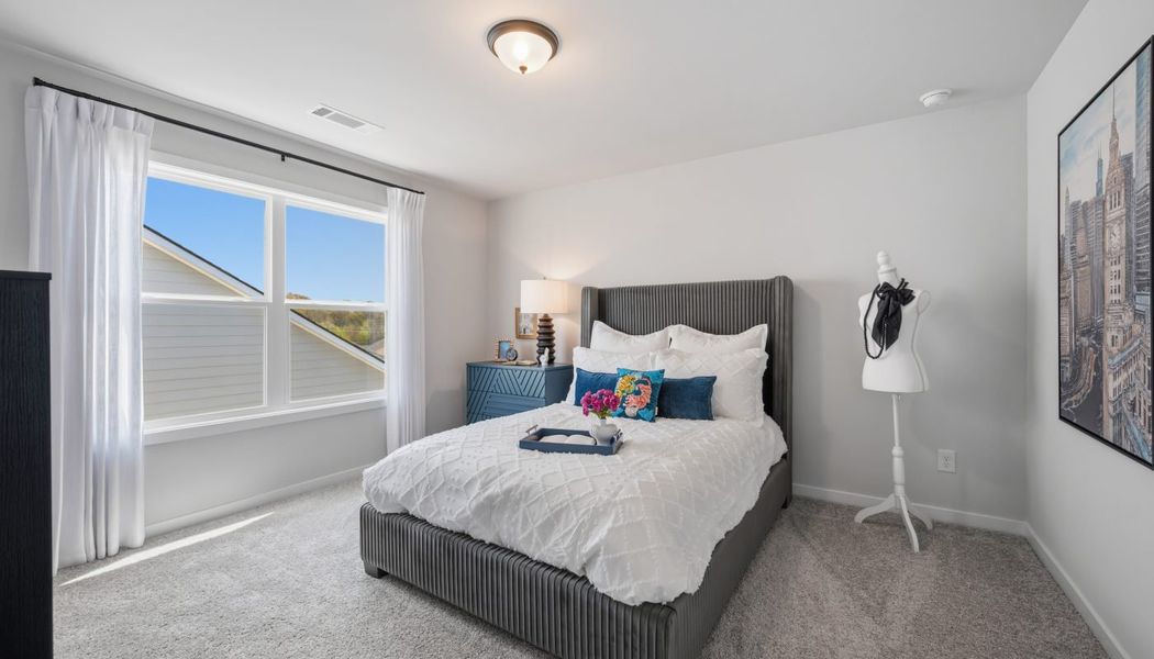 Furnished interior in a model home at Garland Meadows in Cartersville (Image 28).
