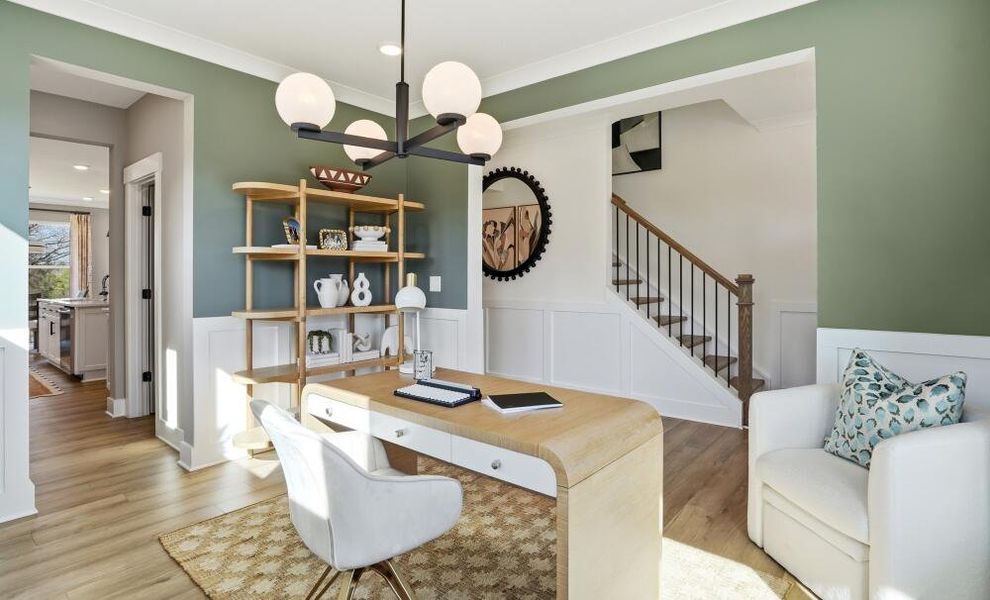 Furnished interior in a model home at Waterford Commons in Rock Hill (Image 42).