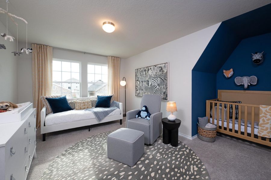 Furnished interior in a model home at Meadows at Hennersby Hollow 40's in San Antonio (Image 16).