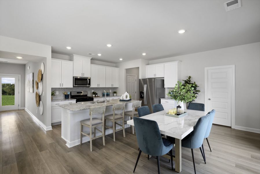 Furnished interior in a model home at Brayfield Manor - Signature Collection in Wellford (Image 3). Furnished interior in a model home at Brayfield Manor - Signature Collection in Wellford (Image 3).