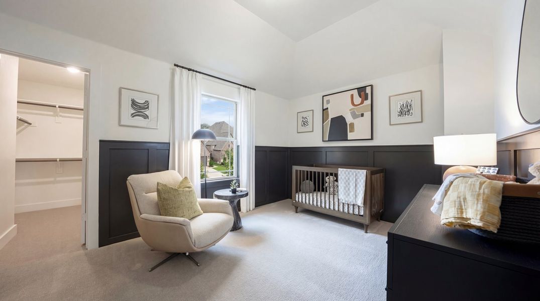 Furnished interior in a model home at Birdsong in Mansfield (Image 18).