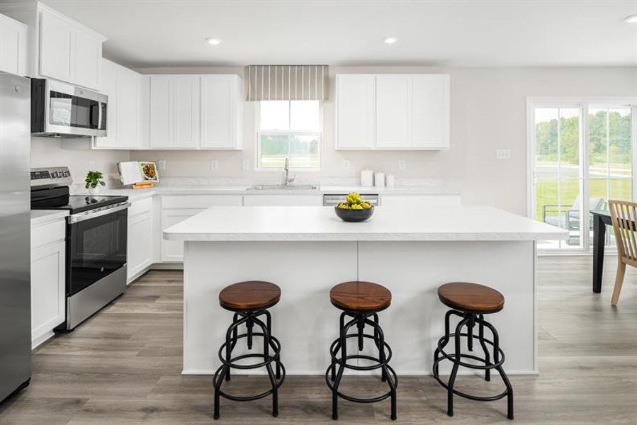 Furnished interior in a model home at Bethel Ridge Single-Family Homes in Goodlettsville (Image 3).