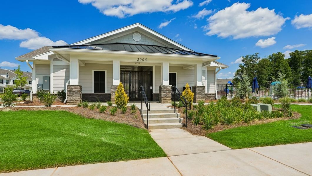 Front exterior of a home in the Sanctuary at Southgate community, located in Indian Trail, NC (Image 5). Front exterior of a home in the Sanctuary at Southgate community, located in Indian Trail, NC (Image 5).