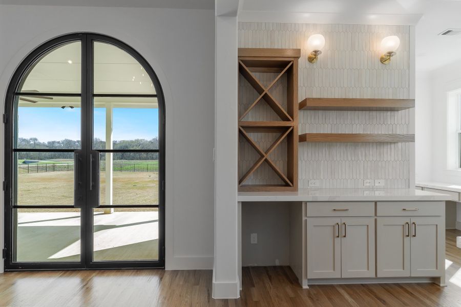 Furnished interior in a model home at Enchanted Creek in Lucas (Image 5).