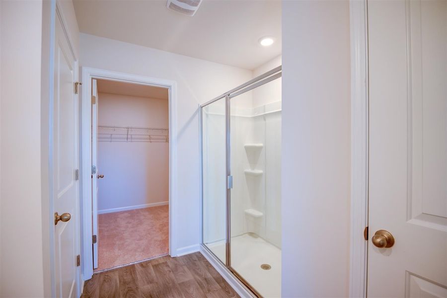 Furnished interior in a model home at Carter Ridge in Greenville (Image 27).