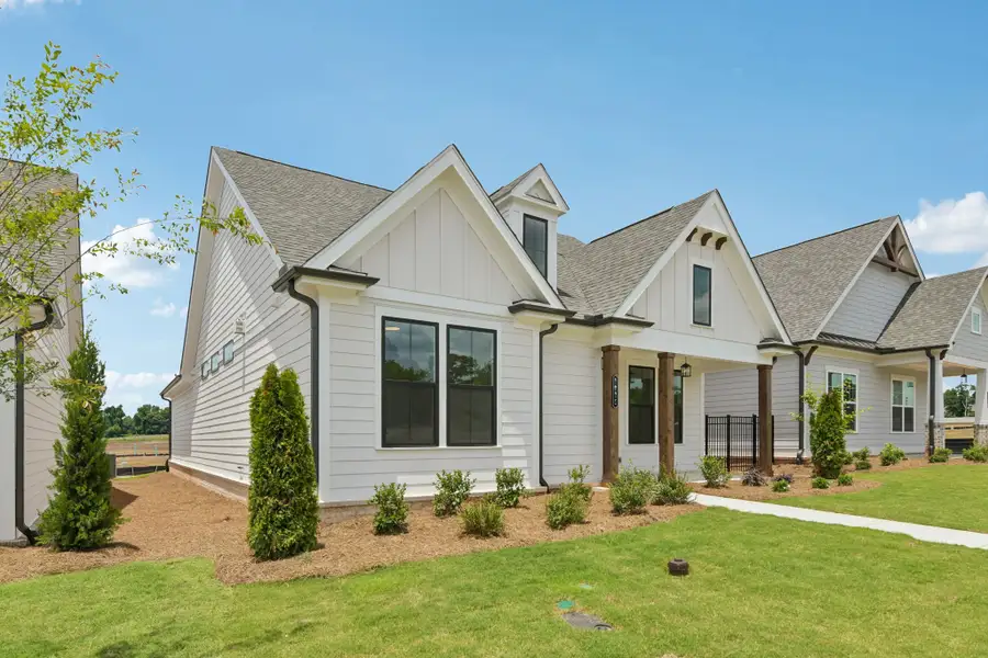 Front exterior of a home in the Aberdeen community, located in Hoschton, GA (Image 2). Front exterior of a home in the Aberdeen community, located in Hoschton, GA (Image 2).