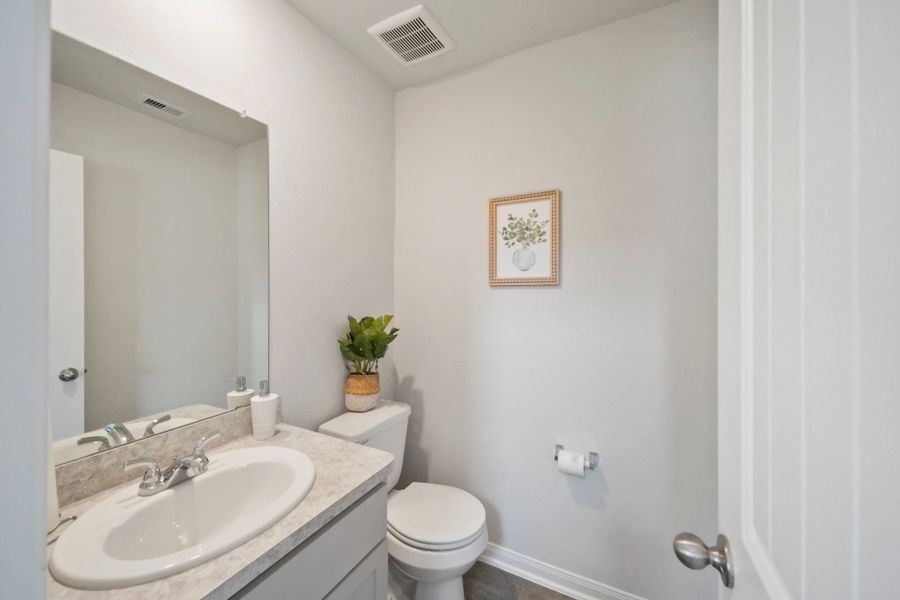 Furnished interior in a model home at The Villages at Westpointe in Dayton (Image 5). Furnished interior in a model home at The Villages at Westpointe in Dayton (Image 5).