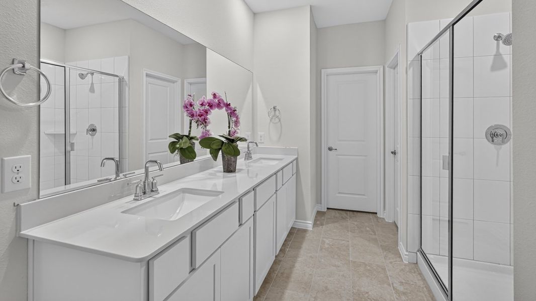 Furnished interior in a model home at Windchime in Celina (Image 25). Furnished interior in a model home at Windchime in Celina (Image 25).