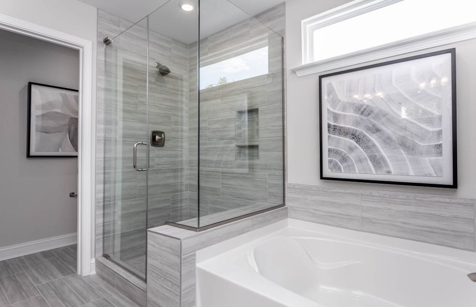 Owner's Suite Bath with Separate Tub and Shower