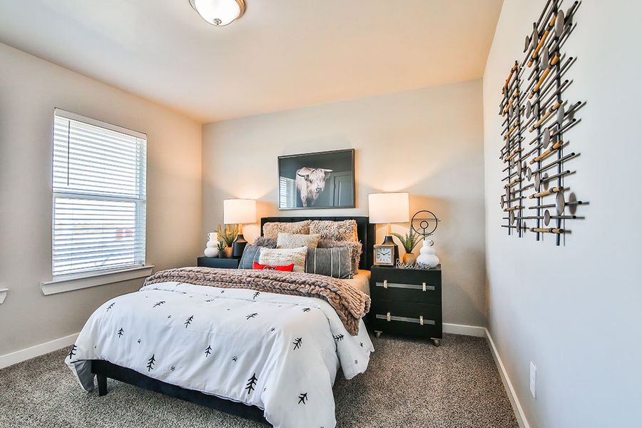 Furnished interior in a model home at Viridian in Lubbock (Image 5).