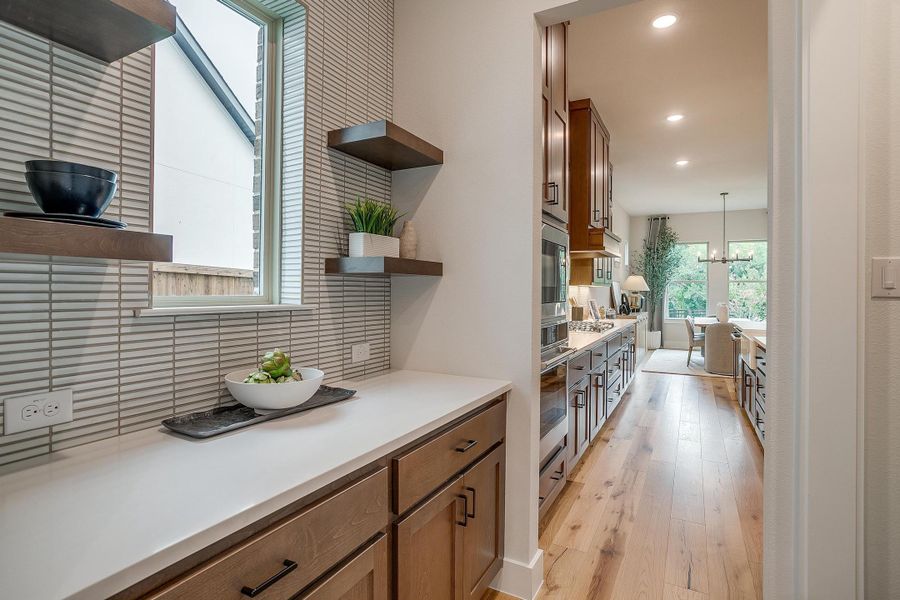 Furnished interior in a model home at Aster Park in McKinney (Image 34).