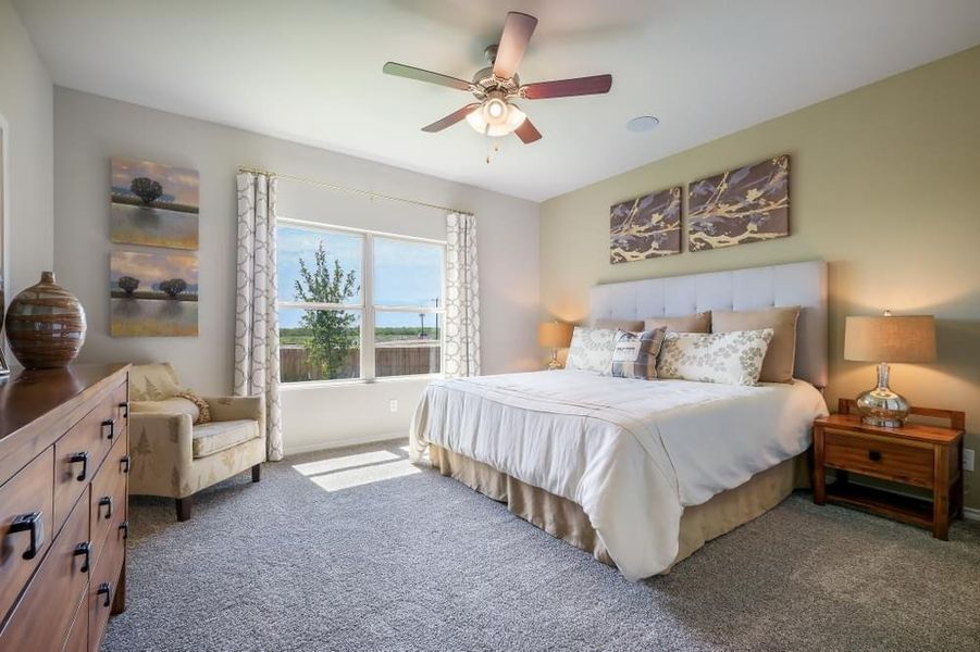 Millican Grove Model Home Primary Bedroom